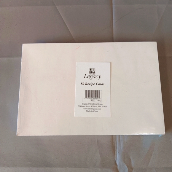 Butterfly Peacock Legacy RECIPE CARDS Blue Green 50 NEW SEALED Kitchen Cooking - Picture 4 of 4